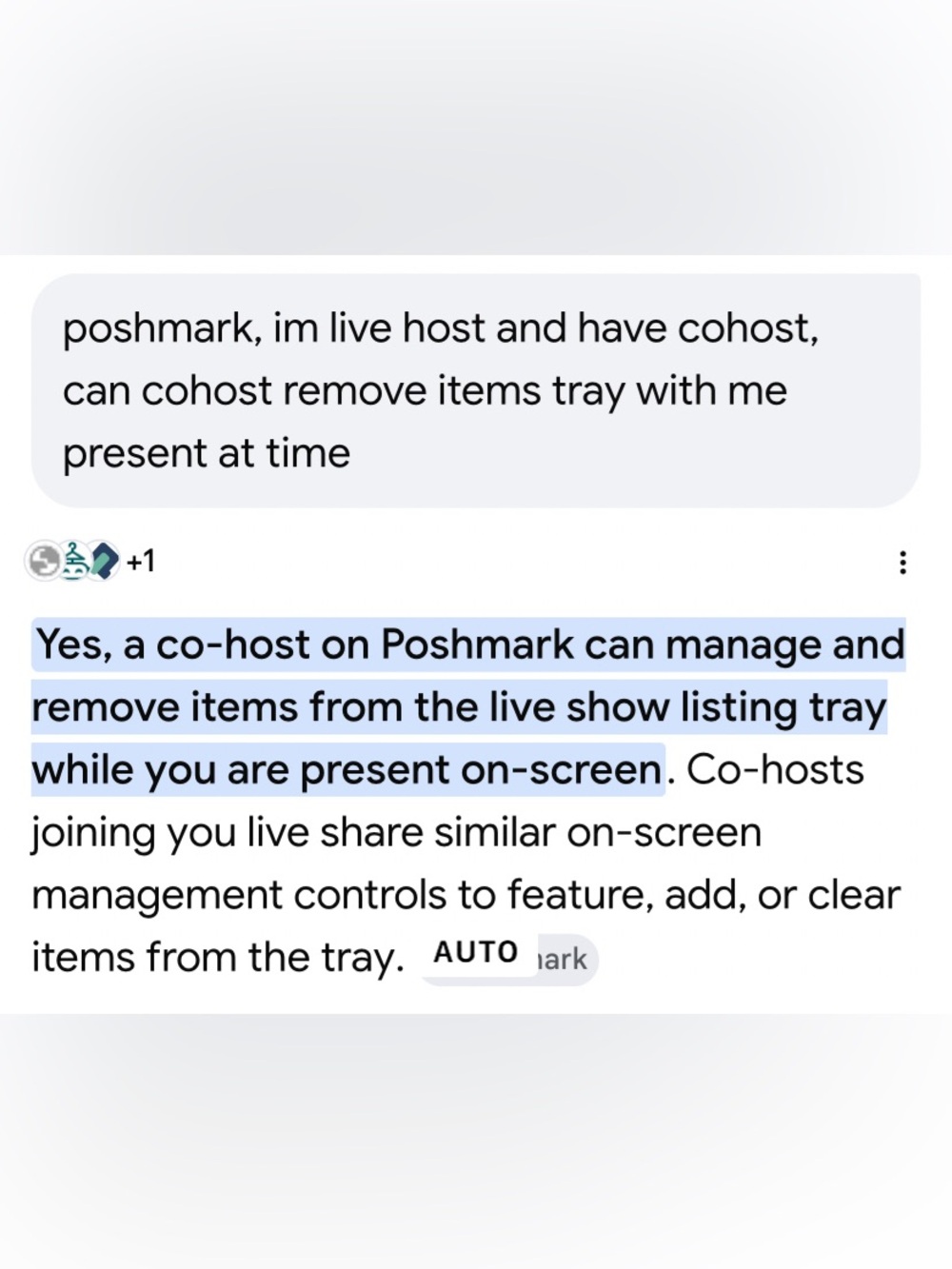 Host cohost blocked system/policy